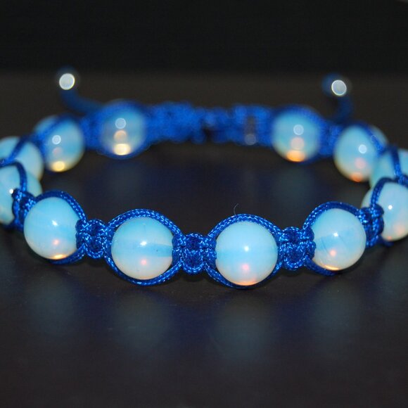 Opal Beaded Bracelet,Moon Light Color Bracelet,Dancing,Moon Light - Picture 1 of 2